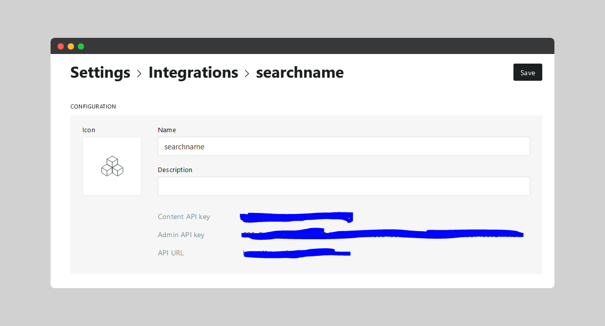 Theme Search API Key